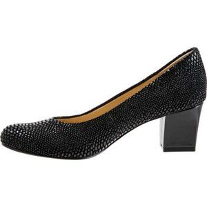 Women’s Trotters Candela Black Lizard Pumps